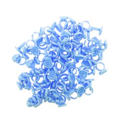 BLUE GLUE RINGS x 100