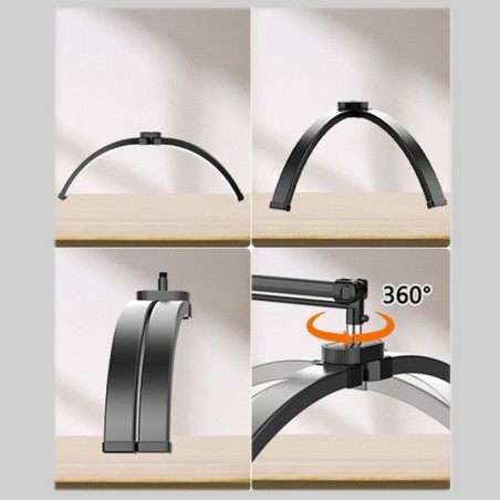 Lampe sur pied Demi-Lune...