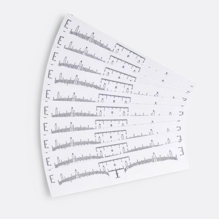 Eyebrow rulers
