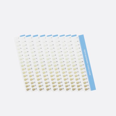 Teeth Whitening Colour Guide