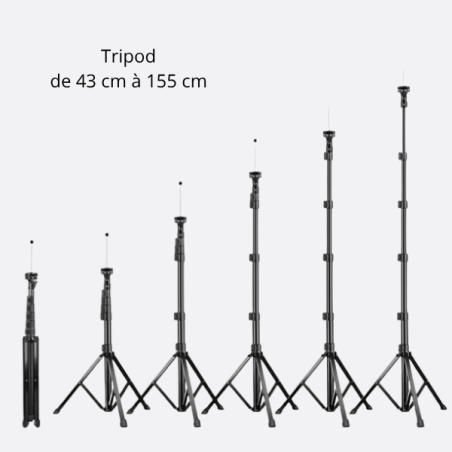 Trépied smartphone ajustable