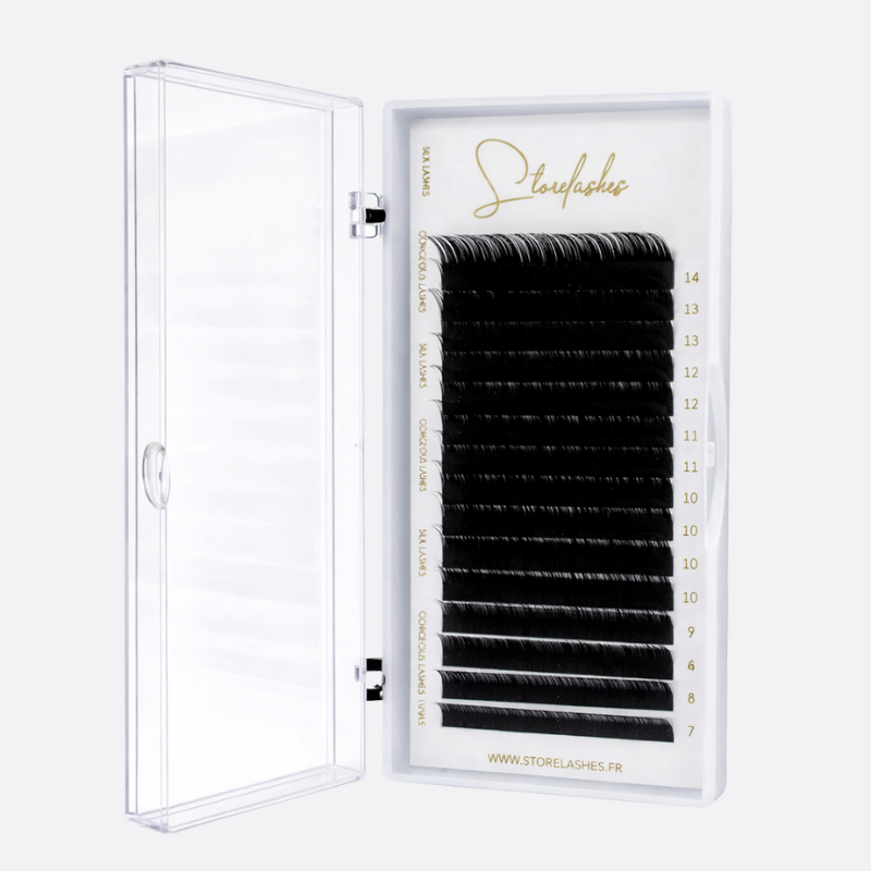 Cils en soie volume russe mixte StoreLashes pour extensions professionnelles, longueurs variées