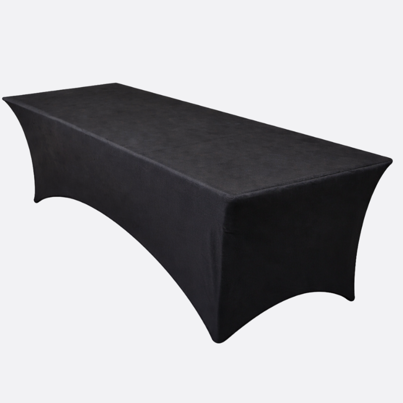 housse de table velours noir haut de gamme pour table de soin