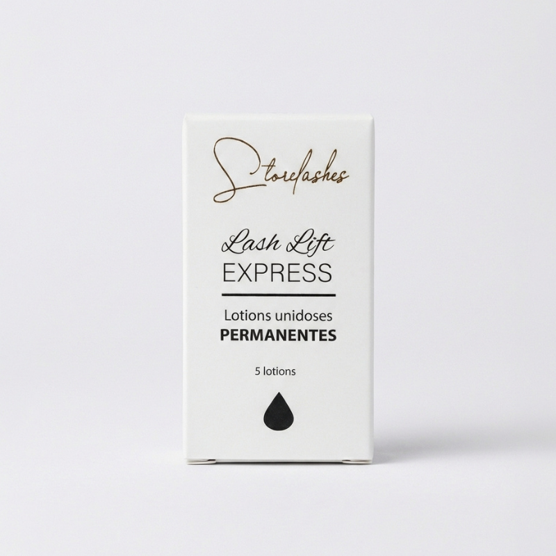 Lot de 5 lotions permanentes N1 StoreLashes pour rehaussement de cils express en unidose
