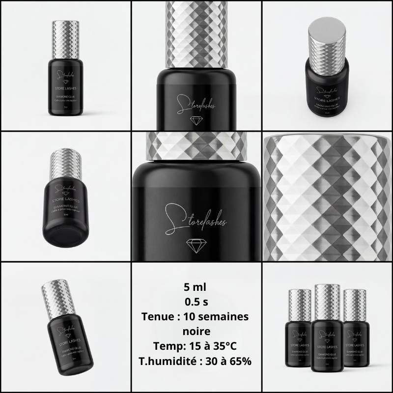 Colle Diamond storelashes  5 ml 0.5 S ultra noire à haute tenue