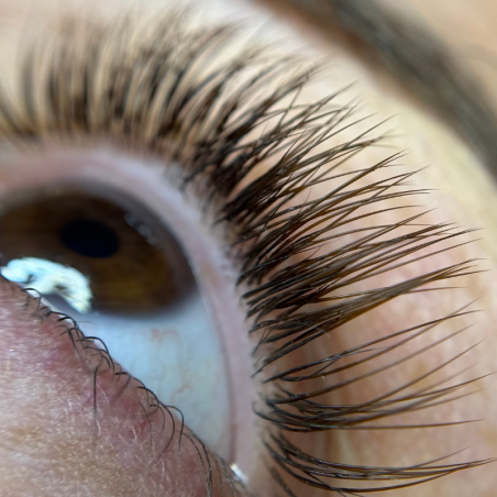 photo oeil cil à cil marron 0.15 By Lilou storelashes