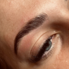 photo réel de sourcils réalisé avec produits brow lift de chez Storelashes