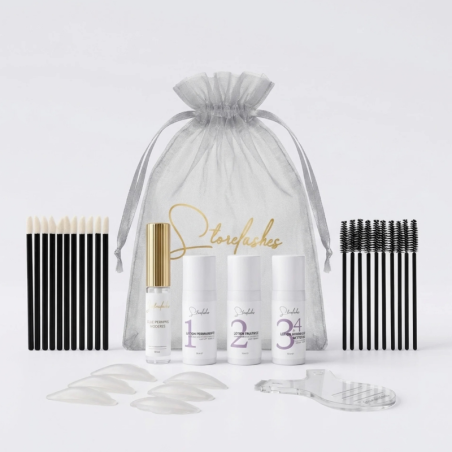 Kit de rehaussement de cil et sourcils en 10 ml de chez storelashes lash lift and brow lift