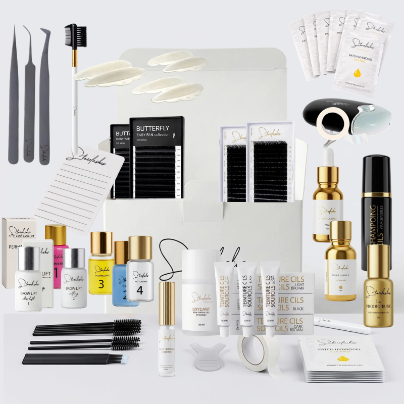 kit expert de chez Storelashes avec tous les produits de la gamme