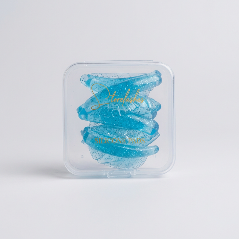lot de pad coquillage Storelashes pour lash lift rehaussement de cils couleur bleu de Storelashes